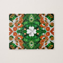 パズル抽象芸術モダンデザインアイルランドカラー ジグソーパズル