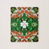 パズル抽象芸術モダンデザインアイルランドカラー ジグソーパズル (縦)