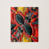 パズル抽象芸術モダンデザインドイツカラー ジグソーパズル (縦)