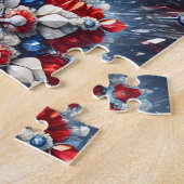 パズル抽象芸術モダンデザインノルウェーカラー ジグソーパズル (側面)