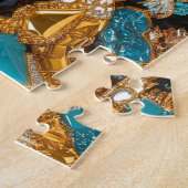 パズル抽象芸術モダンデザインバハマカラー ジグソーパズル (側面)