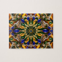 パズル抽象芸術モダンデザインブラジル色 ジグソーパズル