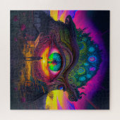 パズル抽象芸術超現実的な日の夢サイケデリック ジグソーパズル (横)