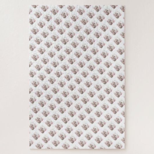 パズル挑戦白猫フローラ白猫 ジグソーパズル (縦)