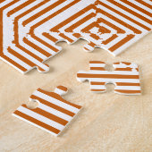 パズル挑戦的な白ブルゴーニュ ジグソーパズル (側面)