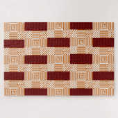 パズル挑戦的な白ブルゴーニュ ジグソーパズル (横)