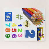 パズル教育番号 ジグソーパズル (横)