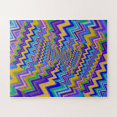 パズル数々の上の色の渦 ジグソーパズル (横)