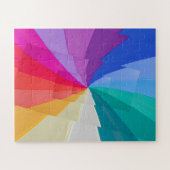 パズル数々の上の色の渦 ジグソーパズル (横)