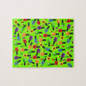 パズル爪、 ネイルポーランドグリーンフルーツ ジグソーパズル (横)