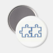 パズル片丸磁石 マグネット (正面/裏面)