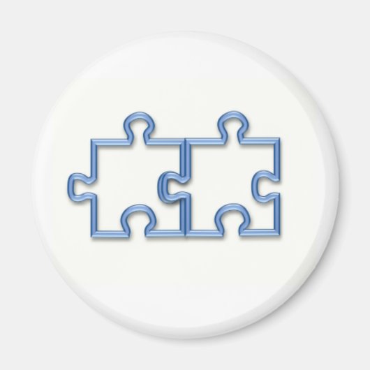 パズル片丸磁石 マグネット (正面)