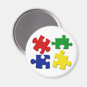 パズル片磁石 マグネット (正面/裏面)