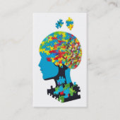 パズル片脳と骨折 名刺 (正面)