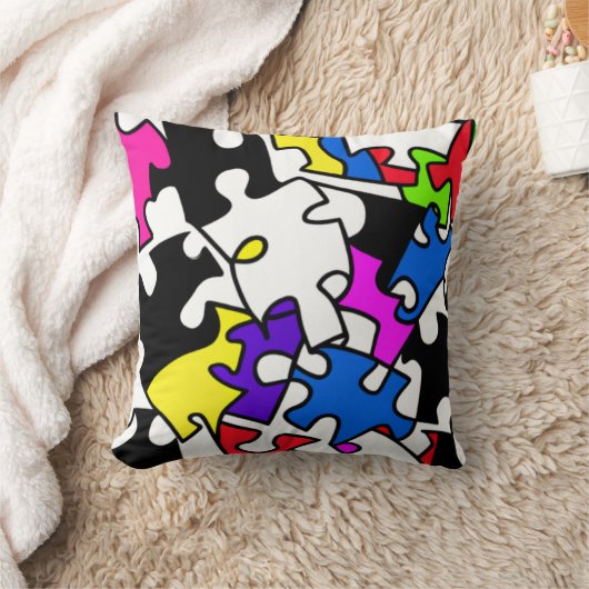パズル片 クッション (ブランケット)