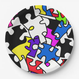 パズル片 ペーパープレート