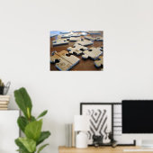 パズル片 ポスター (ホームオフィス)