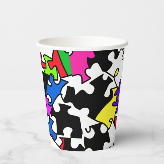 パズル片 紙コップ (裏面)