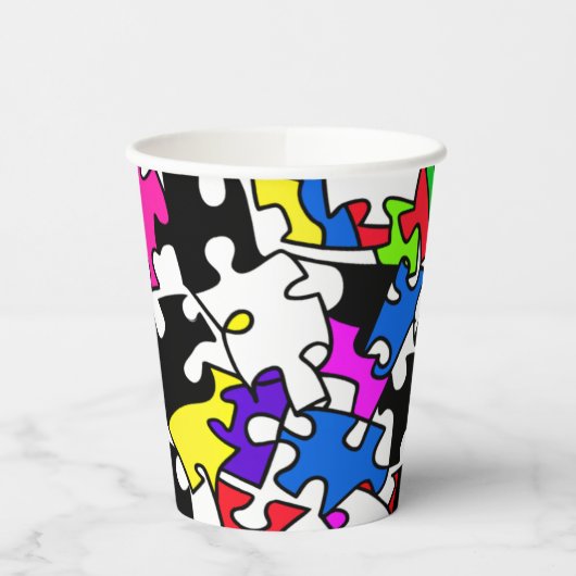 パズル片 紙コップ (左)