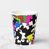 パズル片 紙コップ (正面)