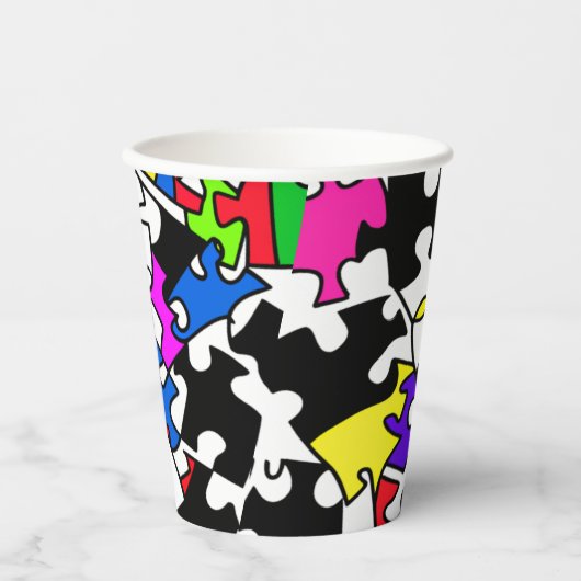 パズル片 紙コップ (正面)