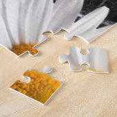 パズル牛フローラ黒大理石 ジグソーパズル (側面)