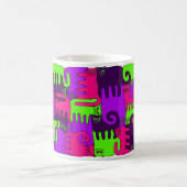 パズル猫の"森林果実2つ(新しい) コーヒーマグカップ (中央)