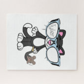 パズル猫マウスサングラス ジグソーパズル (横)