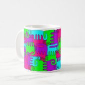 パズル猫"ニワトコワイン" コーヒーマグカップ (正面左)