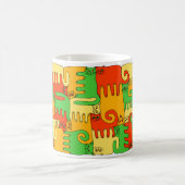 パズル猫"紅葉" コーヒーマグカップ (中央)