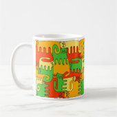 パズル猫"紅葉" コーヒーマグカップ (左)