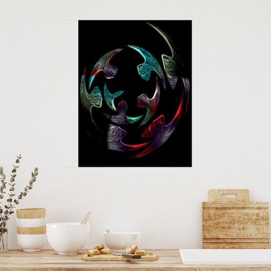 パズル球 ポスター (キッチン)