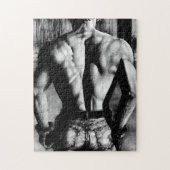 パズル男性へ11x14オスのボディビルダーのギフトボックス ジグソーパズル (縦)