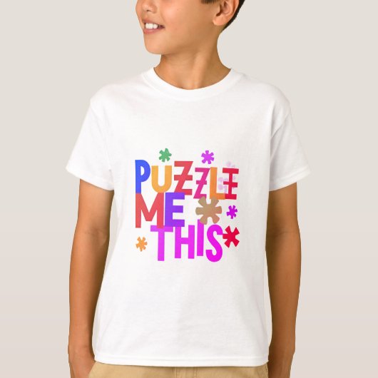 パズル私この新学期 Tシャツ (正面)