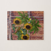 パズル素朴木材（昆虫）マルハナバチ ジグソーパズル (横)