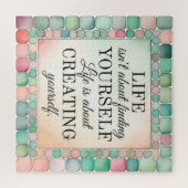 パズル自分の高揚感動的作成 ジグソーパズル (横)