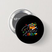 パズル自閉症シニア2025自閉症の卒業生 缶バッジ (正面&裏面)