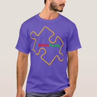 パズル自閉症先生特別教育ファミリーキン Tシャツ