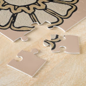 パズル茶色（円形） ジグソーパズル (側面)