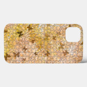 パズル蝶とデイジー – ブラウンズバイセイルラー Case-Mate iPhoneケース (裏面 (横))