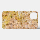 パズル蝶とデイジー – ブラウンズバイセイルラー Case-Mate iPhoneケース (裏面 (横))