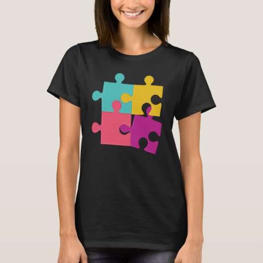 パズル解きパズル趣味クロスワード 3 Tシャツ (正面)