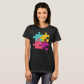 パズル解きパズル趣味クロスワード 3 Tシャツ (正面フル)