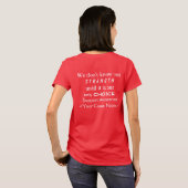 パズル認識度リボンエンジェルカスタムシャツ Tシャツ (裏面フル)