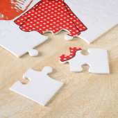 パズル赤い口紅 ジグソーパズル (側面)