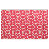 パズル赤と白片 ファブリック (ファットクウォーター)