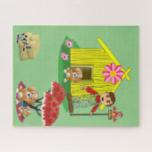 パズル農家カウピッグズファームハウス ジグソーパズル (横)