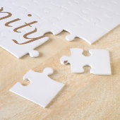 パズル金ゴールドスワンフローラ ジグソーパズル (側面)