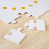 パズル金ゴールドベビーエンジェルフラワーズフローラ ジグソーパズル (側面)