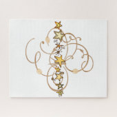 パズル金ゴールド星 ジグソーパズル (横)